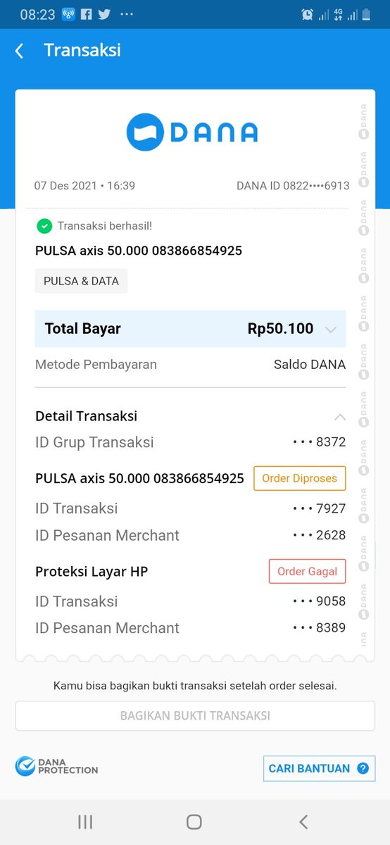 scooter_mini's tweet photo. @danawallet  tolong ya order pulsa saya belum di terima oleh pelanggan.. https://t.co/WY08U8lYGe