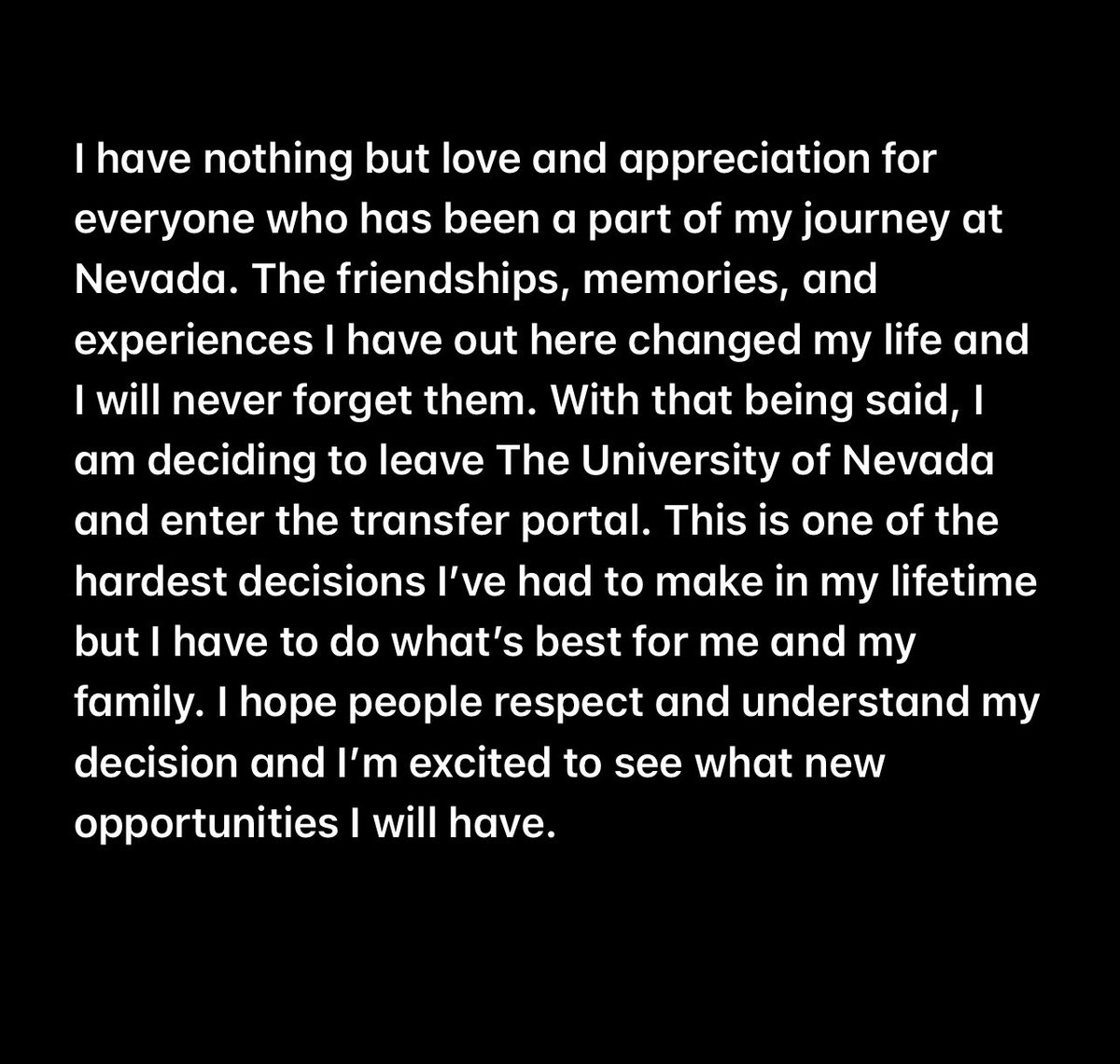 Thank you Nevada, it’s been real.