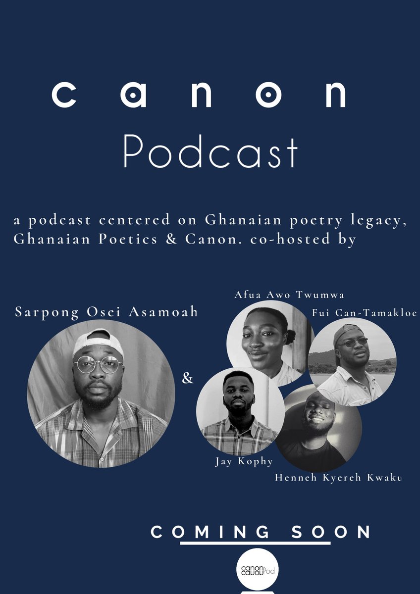 A delight! I'm glad to be in conversation with these amazing young Ghanaian writers. Thank you, @TheCanonpod, for putting this together. 
See you soon!