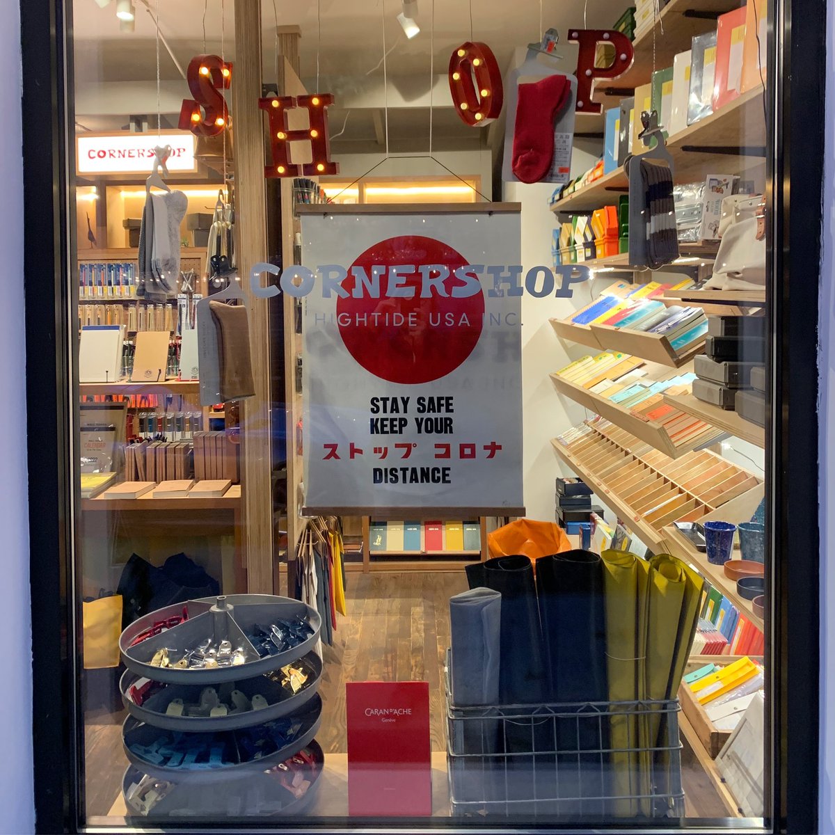 hightidestore's tweet photo. Come in. Lots of popular items are back in stock just in time for #HolidayShopping 💚 Plus our shops in LA &amp; NY are decked merrily ❤️ https://t.co/kOfIvSdM1c