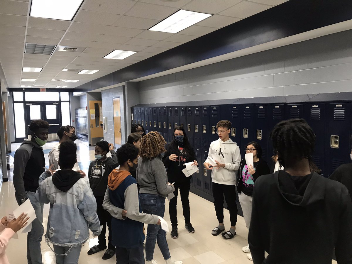 CCHSPsych's tweet photo. 9th graders had a great time putting together a timeline to help them review for exams. Each student was responsible for 1 or 2 events. Chronological problem solving at its finest. @CCHS_AP @CCHS_Principal https://t.co/vBXLEmuXS8