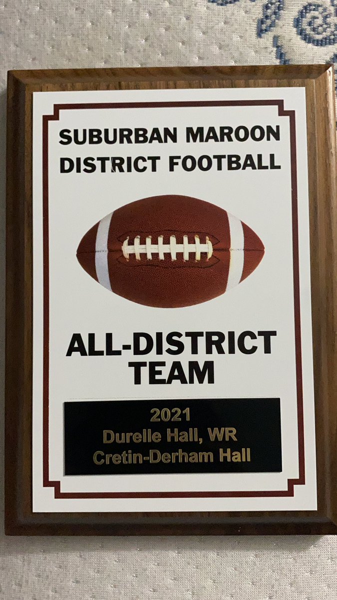 Thankful to be selected 1st team All-District! <a href="/CDH_Football/">CDH Football</a>