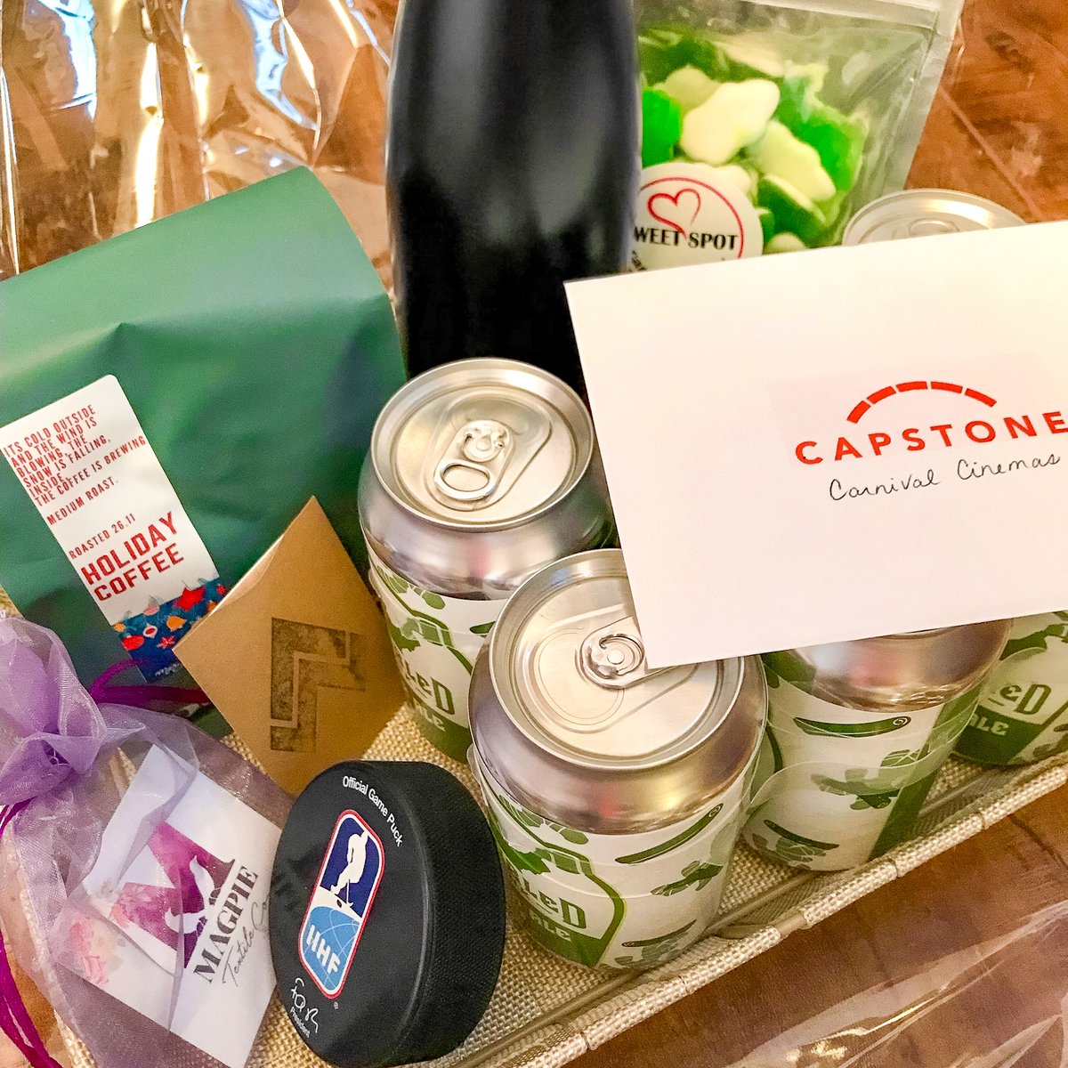 ☕️ Visit <a href="/DOSECoffeeCo/">Dose Coffee˚</a> to receive a complimentary small hot chocolate or coffee (1st 100 shoppers). 

🥤 Participating retailers will have coupons for a complimentary @troubledmonk Craft Soda.

 🎁 Enter to win 1 of 2 prize baskets featuring items from Capstone retailers!