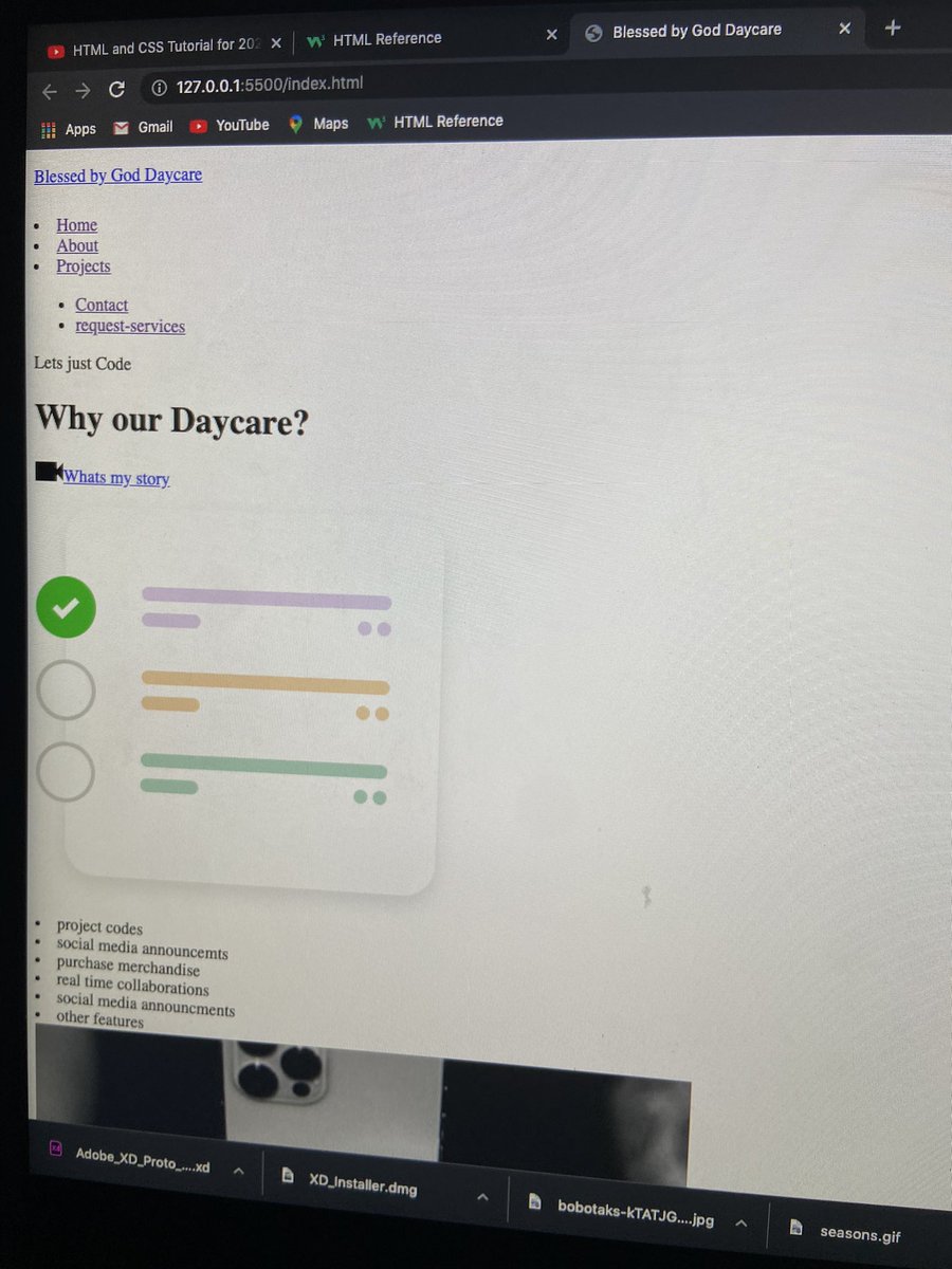 _justdavion_'s tweet photo. My first HTML mock landing page!! Now starting css👏🏾 I’m going to get this down pack! 

Had to start teaching myself since I’m not currently able to get into a boot camp yet!
#selftaughtwebdev #html #BlackTechTwitter https://t.co/czwHW3327c