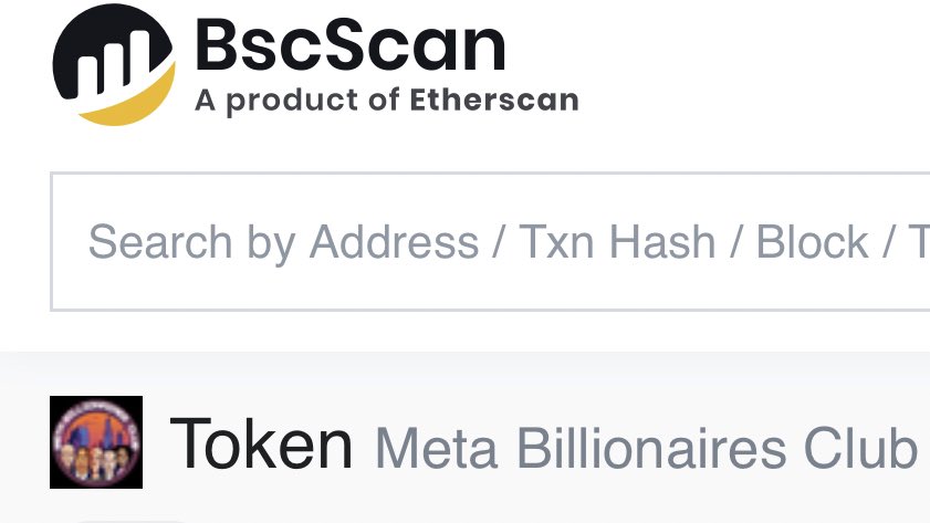 AphelionUnited's tweet photo. Our logo is now on BSC Scan! #MetaBClub $metabc #BSC $bnb
https://t.co/WAcQW5PPM2 https://t.co/QjzNEMO2TD