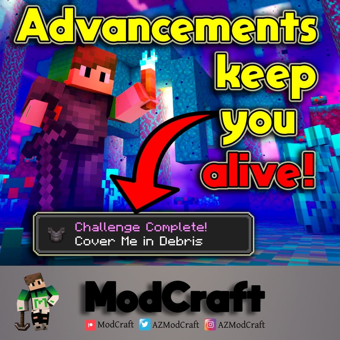 #3 updated and improved #plugin

Advancements keep you alive 

Check the link in our bio for more details 

#minecraft #PlayStation5 #gaming #GamingNews