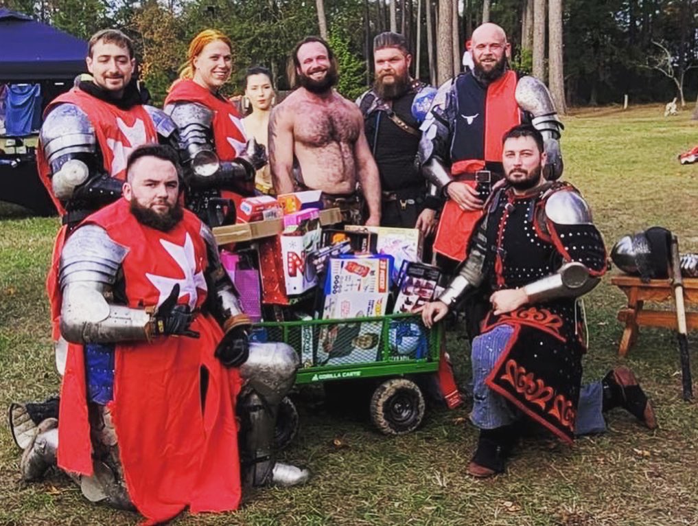 ArmoredCombat's tweet photo. Another successful toy drive by our San Jacinto Knights of Houston! https://t.co/Qrqu1tdrRI