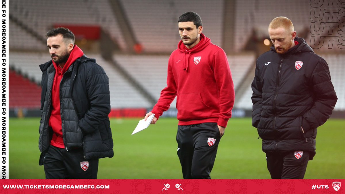 MorecambeFC's tweet photo. ๐ฃ Captain Anthony OโConnor has called for the #Shrimps to โstand up and be countedโ following defeat at the Stadium of Light.
๐ https://t.co/620ZsDUCtN
#UTS ๐ฆ | #SUNvMOR https://t.co/tytybO7GMu
