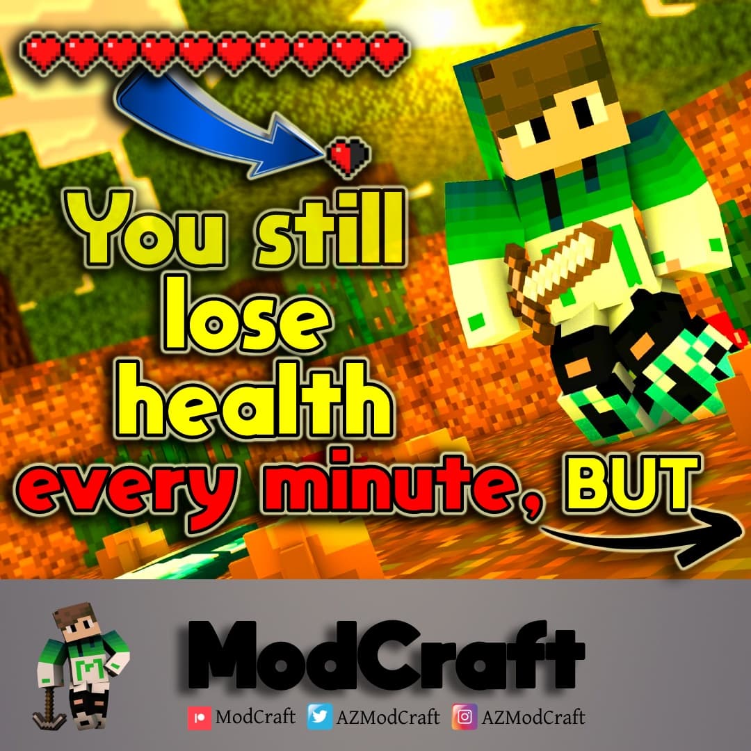 #2 updated and improved #plugin

You still lose health every minute but....

Check the link in our bio for more details 

#videogames #minecraft #Xbox20