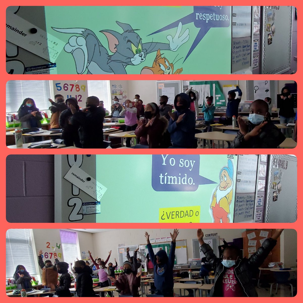 SraChupnick's tweet photo. @williamsonlmes's Gr4 class @LyonsMill played Verdad o Falso to connect skills learned in @BCPS_ELA with internal character traits learned in Spanish! #LanguageIsLiteracy @OWLteamBCPS @BaltCoPS @BcpsPassport #VIVAPassport @BCPS_Sup @bcpstv #CrossCurricularLessons https://t.co/wW6ExKyORi