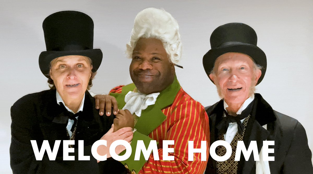 ACTtheatre's tweet image. Scrooge is about to have the most spirited night of his life. &apos;A Christmas Carol&apos; is on stage now through December 26. We can wait to welcome you home to ACT! 

Amy Thone, Nathaniel Tennenbaum and R. Hamilton Wright will make your spirits bright. Get it? 🎩