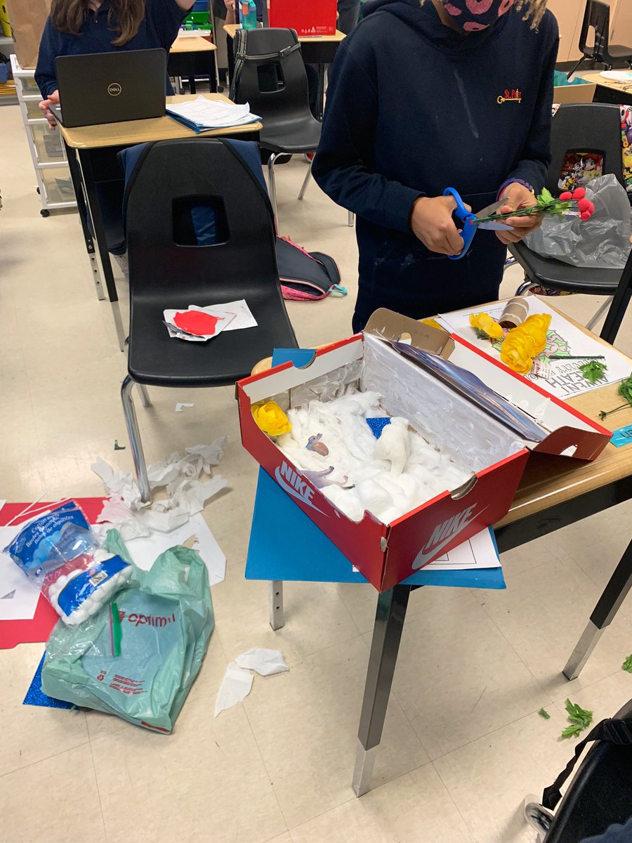 Sometimes learning is messy! Can’t wait to see how these animal habitats turn out 😍🐰🦁🐸🦆🐧🐬🦓🦒🐄🐪🐿 <a href="/stpetersmilton/">St. Peter C.E.S.</a>