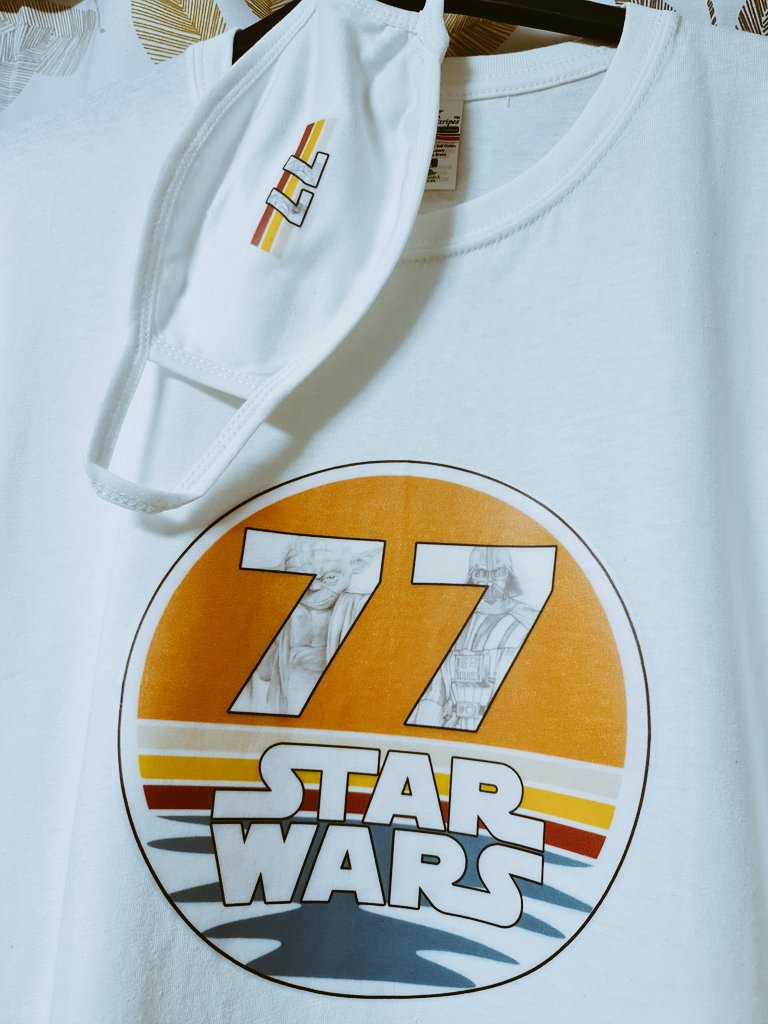 frabble2's tweet photo. Star wars 77 tshirt https://t.co/5CHz8KrwfB