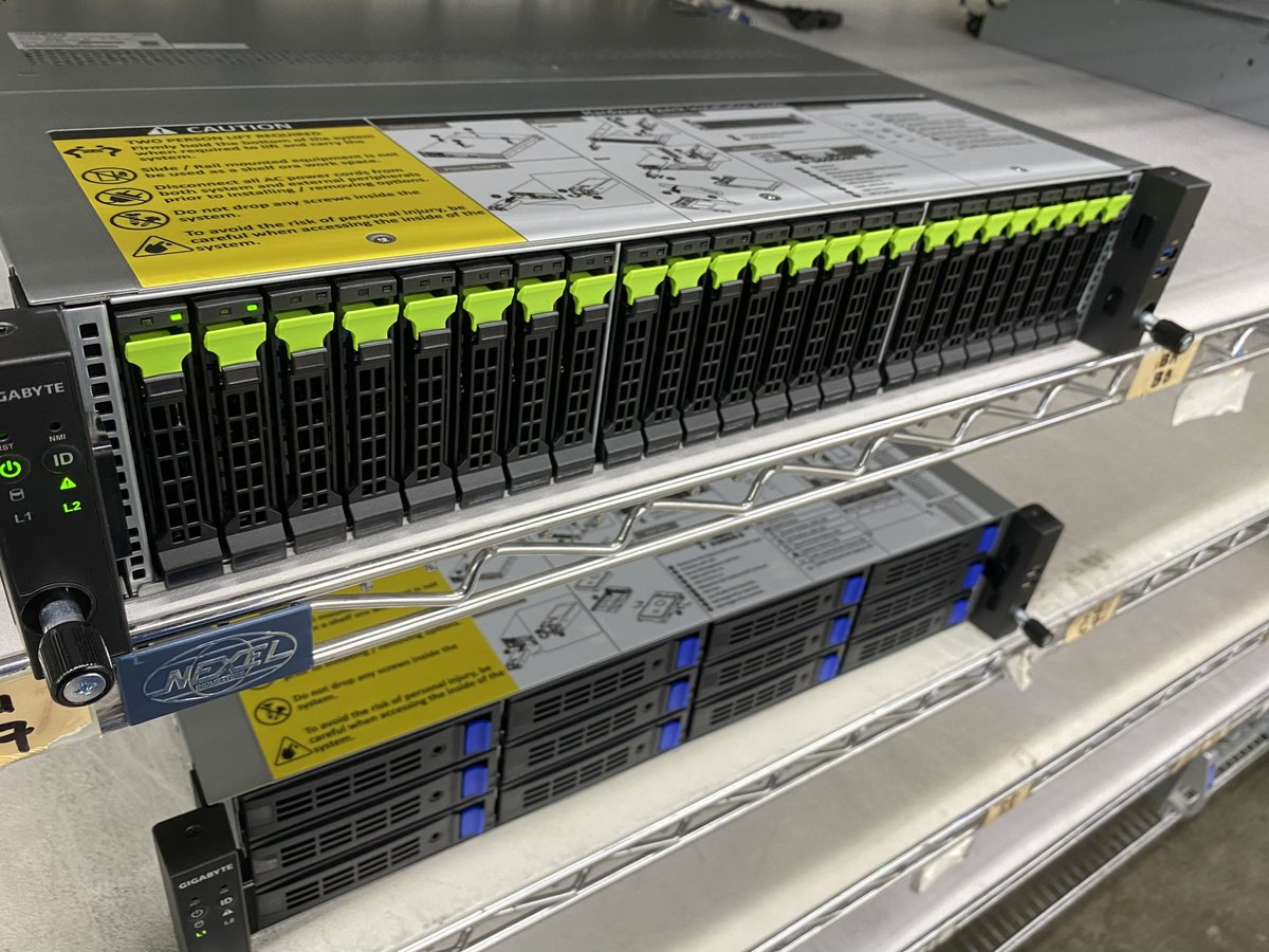 TrueNAS's tweet photo. The best part of our day is playing with new hardware!

What is your favorite piece of #TrueNAS hardware? #OpenSource #ServerEnvy https://t.co/H4qMbtezjL