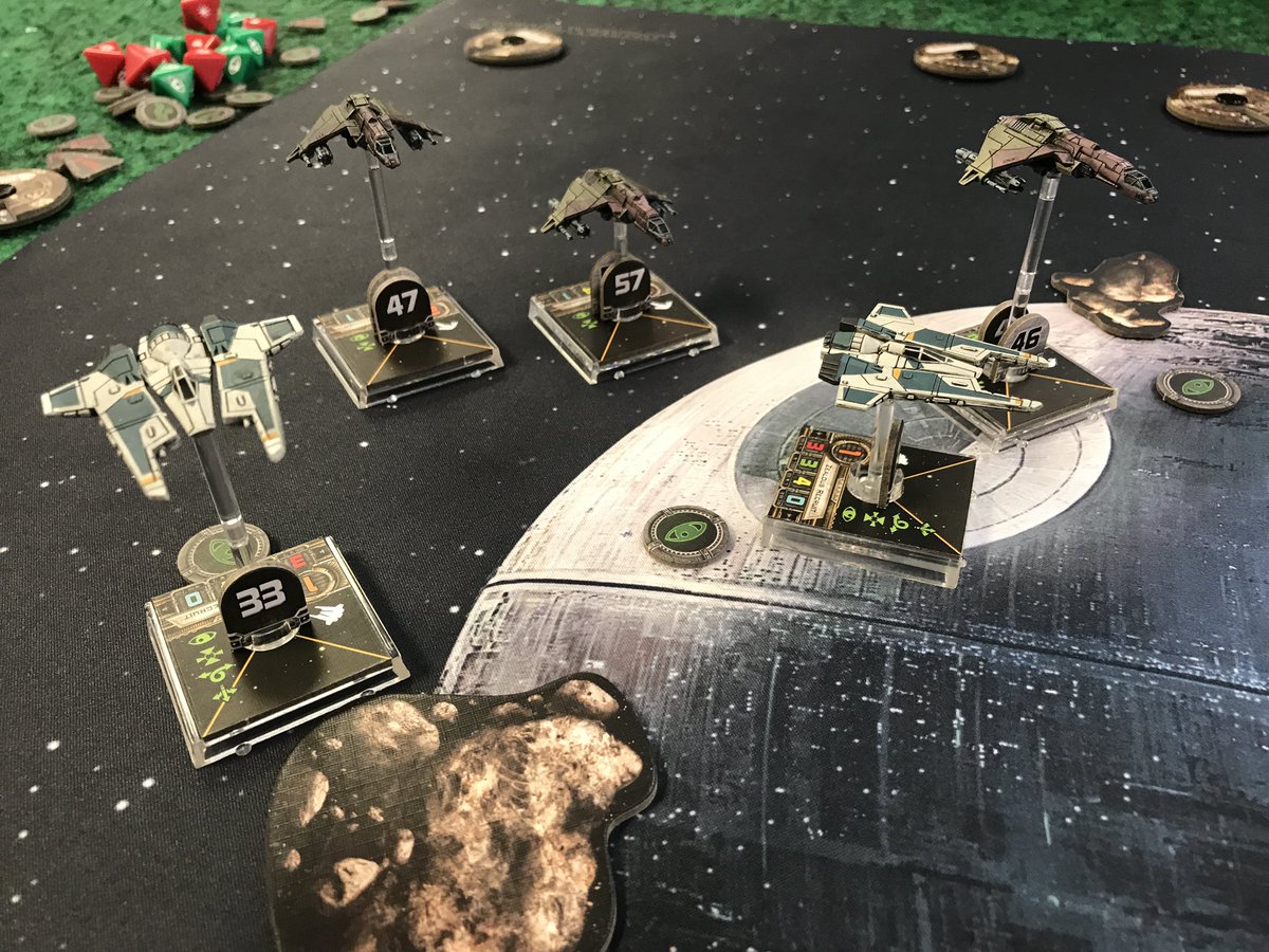 RebelRunGaming1's tweet photo. How my love of tabletop gaming began.. X-WING!! #xwing #fantasyflightgames #tabletopgames #milleniumfalcon #poe #StarWars https://t.co/o1XZaDDLWp