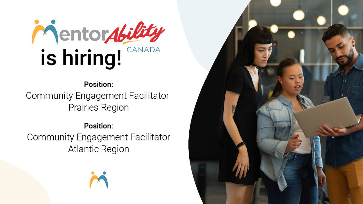 casecanada's tweet photo. Are you passionate about creating an inclusive community for individuals experiencing a #disability? CASE is looking for Community Engagement Facilitators to join their #MentorAbilityCanada team! #WorkWithCASE

Atlantic: https://t.co/9aaDbVL14U
Prairies: https://t.co/rYMgILi3Ni https://t.co/CRjdY5rUzD