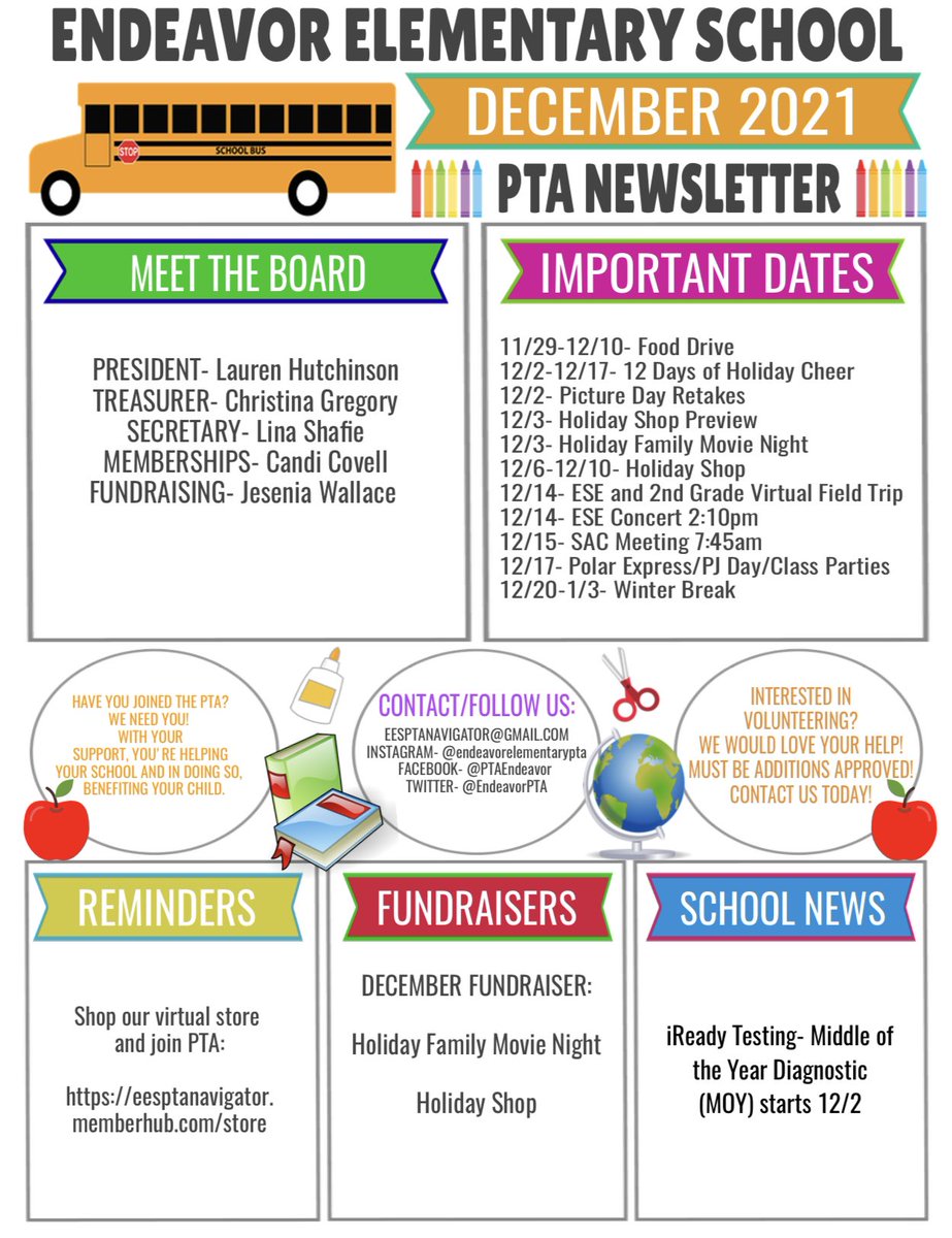 PTA - Endeavor Elementary tweet media