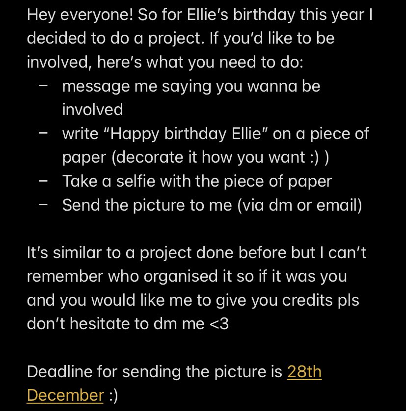 lizzy_goulding's tweet photo. Birthday project for Ellie Goulding! 💙 (pls retweet so as many people can get involved as possible x) https://t.co/BC8F1oRsKR