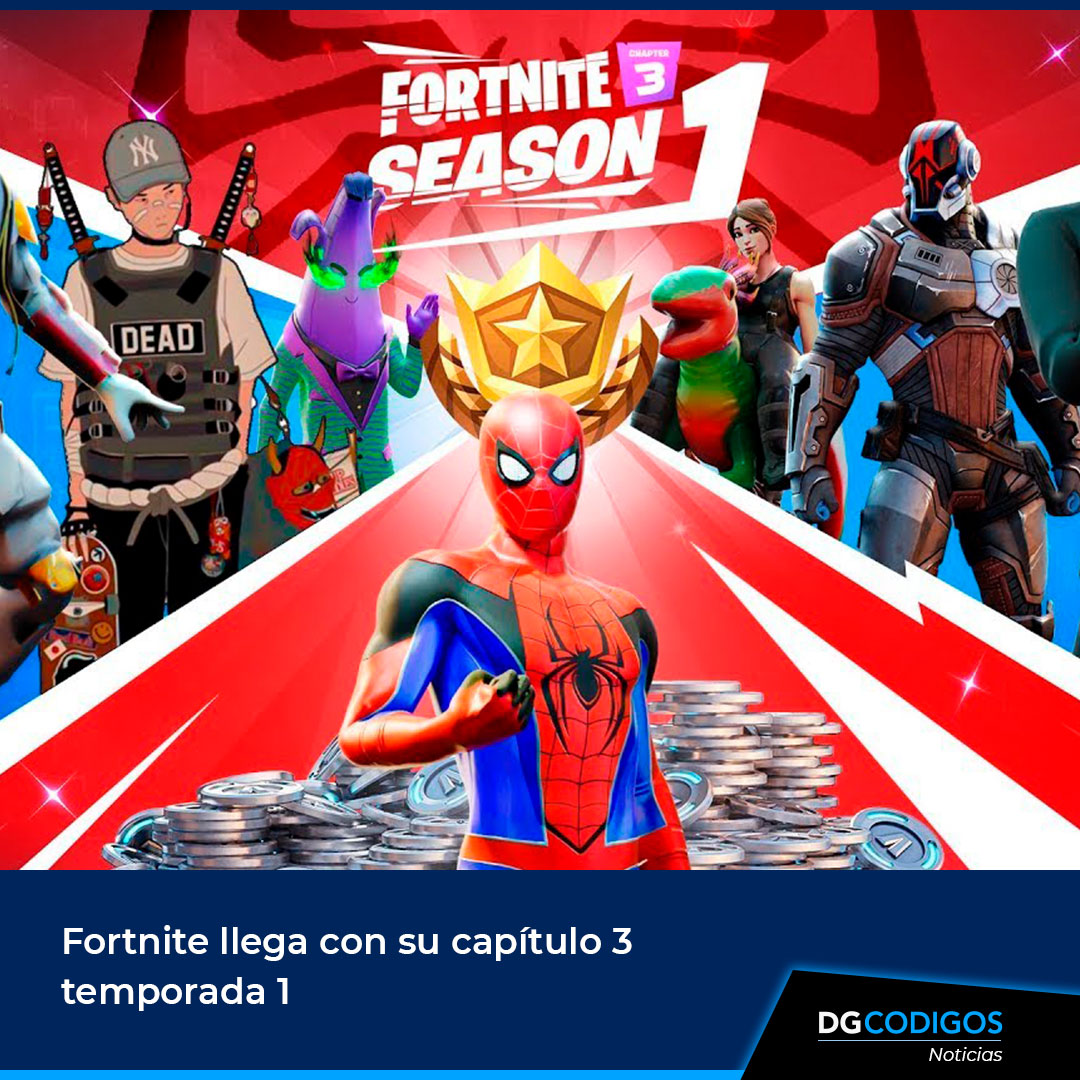 #Fornite llega con todo trayendo consigo el capitulo 3 - temporada 1 llenando a todos sus usuarios nuevas formas, mapas, personajes y mas

¿Qué ha sido lo que mas te ha gustado o impactado de este nuevo capitulo? 

#Capitulo3 #Spiderman #LaRoca #Temp1