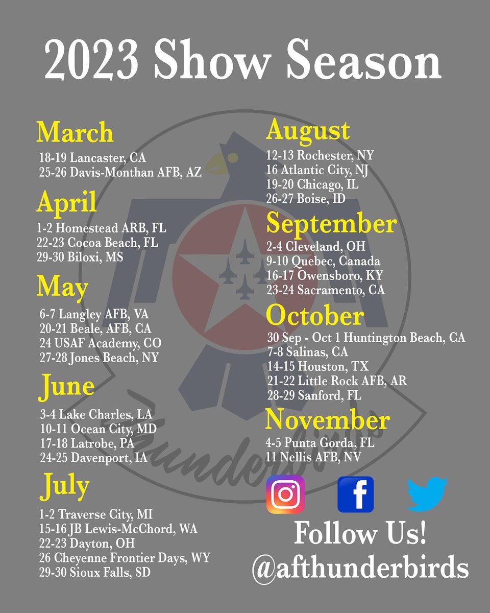 We’re excited to announce the updates to our 2022 Show Season as well as the unveiling of our 2023 Show Season!

Which shows are YOU looking forward to?!
