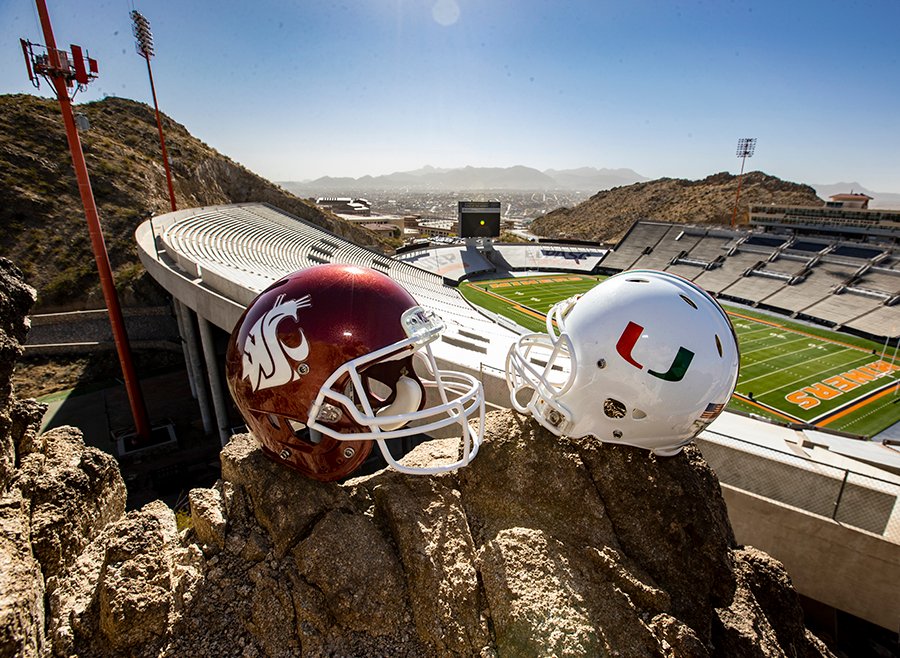 <a href="/theACC/">The ACC</a> Rookie of the Year &amp; <a href="/pac12/">Pac-12 Conference</a> Offensive Freshman Player of the Year will be heading to El Paso, Texas for the 88th Annual Tony the Tiger Sun Bowl! 

Tyler Van Dyke, QB, <a href="/MiamiHurricanes/">Miami Hurricanes</a>

Jayden de Laura, QB, <a href="/WSUCougarFB/">Washington State Football</a> 

#CollegeFootball <a href="/BowlSeason/">Coca-Cola Bowl Season</a>