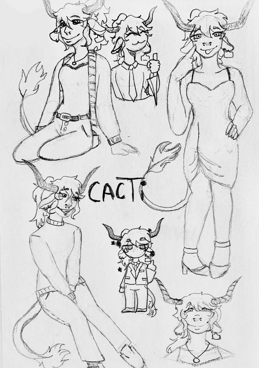Xx_PUMPK1N_xX's tweet photo. Doodle page of the one and only! (This was me trying to get the hang of my design for her)
#cactifanart #cactitwt @fluffier_cacti https://t.co/4u5l3q6a1l