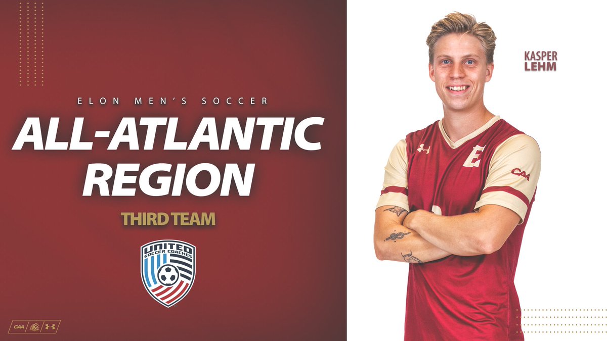 Congrats to Kasper Lehm on being selected to the <a href="/UnitedCoaches/">United Soccer Coaches</a> All-Atlantic Region third team!

📰 bit.ly/3y271pN
