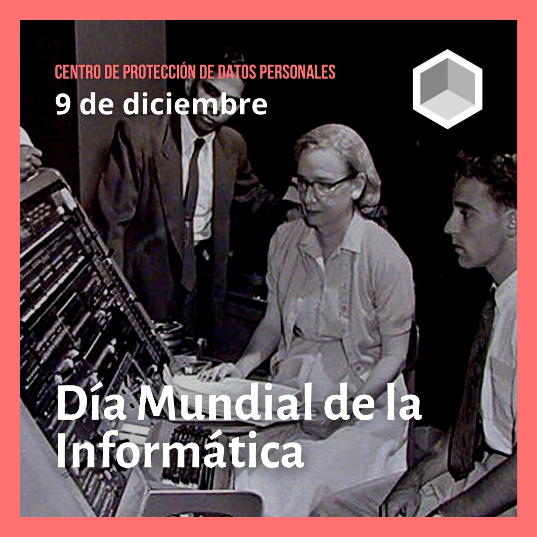 ProtDatosPer's tweet photo. ¿Sabías que hoy se celebra el “Día Mundial de la #Informática”?
Es en honor a Grace Hopper, la mujer que revolucionó para siempre las ciencias de la computación al idear, entre otras cuestiones, el lenguaje de programación COBOL… https://t.co/ccnhojhB04 https://t.co/pz9C21scRQ
