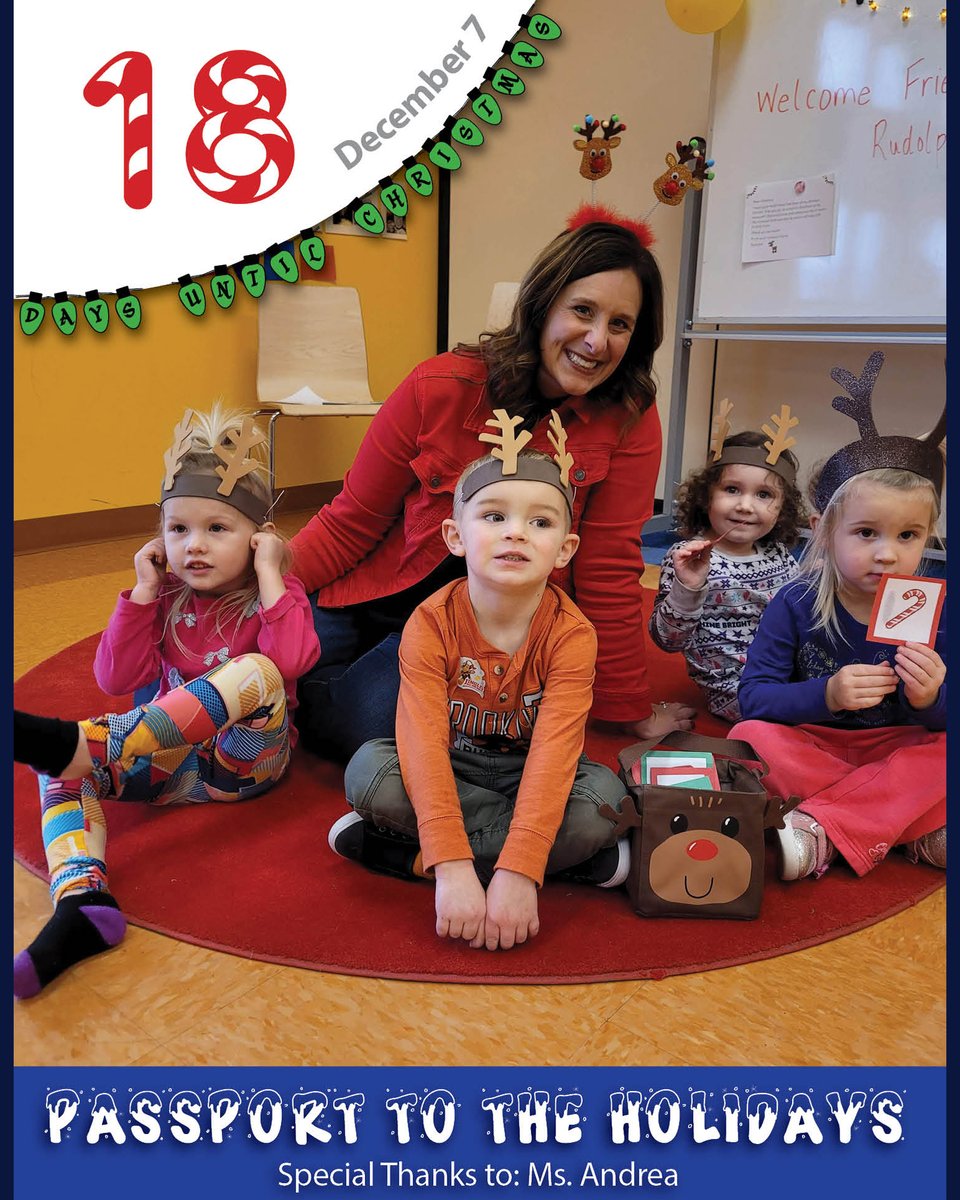 CMFDL's tweet image. Today we searched the skies for Rudolph in our holiday favorite, Passport to the Holidays with Ms. Andrea! There is one week of this awesome class left, so join us next week as we play, learn and explore with gingerbread men!