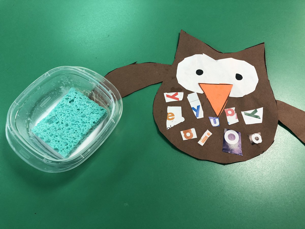 FaytheYerdon's tweet photo. Glue sponges worked great for this project. Thanks @kindersmorgie for the great ideas! #hsdconnect https://t.co/rRhywCyror