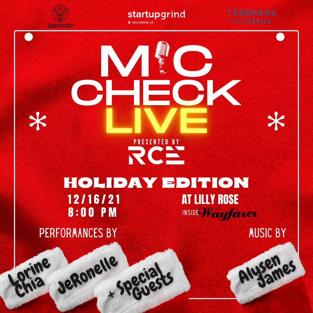 ImJeRonelle's tweet photo. LOS ANGELES! Iβm excited to be back on stage on 12/16 for #MicCheckLive!
Its gonna be myself, @LorineChia, and a few special guests so PLEASE tap on the link & grab your ticket ASAP! https://t.co/snOTqaLNVP https://t.co/MqdAMhCHLo