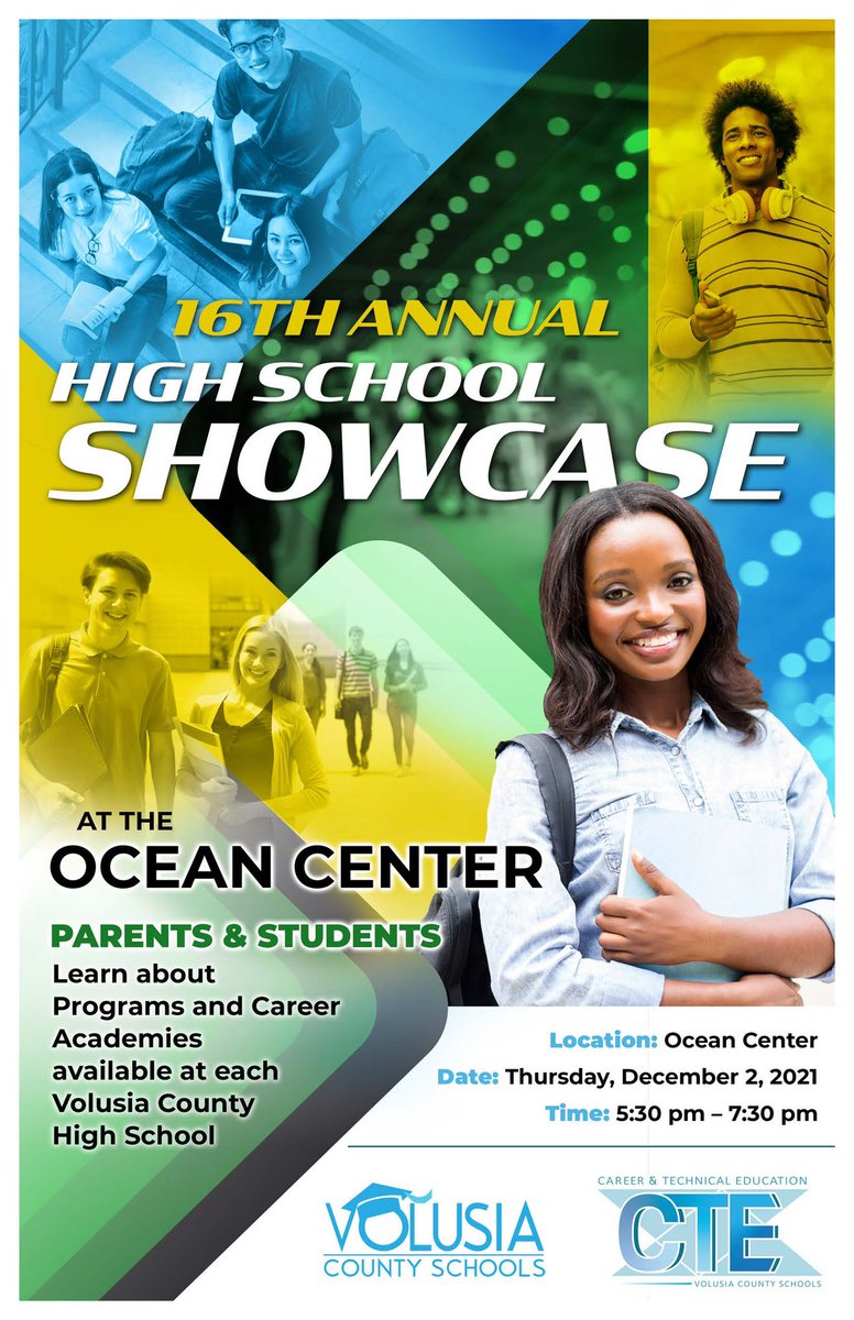 VRoeshink's tweet photo. Great turnout with over 2,500 attendees for our 16th Annual High School Showcase, where upcoming freshmen learn about all the great electives, dual enrollment, and CTE program &amp; academy opportunities in Volusia high schools. @VolusiaCTE @volusiaschools https://t.co/WttGd3yyfu