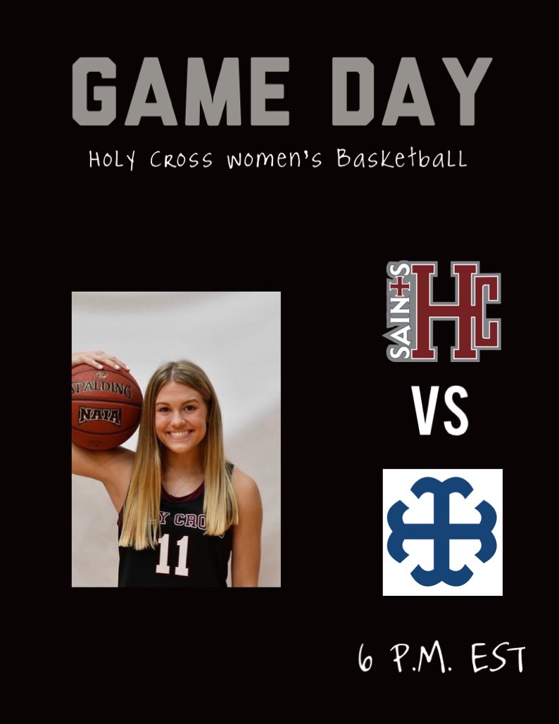 HCCWBB_'s tweet photo. GAME DAY! The Saints will take on our neighbors Saint Mary’s tonight at 6 pm!

📺: https://t.co/R1y33gyVOR

#GoSaints 🐶 https://t.co/8IowFg3gZs