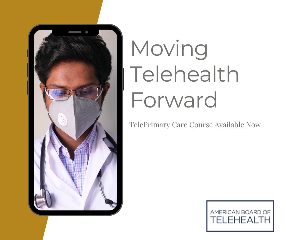 Are you a primary care provider who seeks #telehealth training to advance your skills &amp; understanding of new technologies and legal, regulatory, and ethical guidelines? Learn more about our TelePrimary Care Certificate &amp; register today: bit.ly/3lLXkqr.