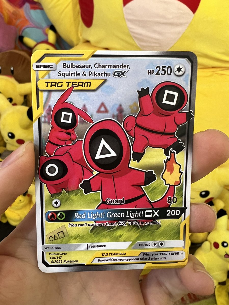 A Squid Game GX Pokmon Card