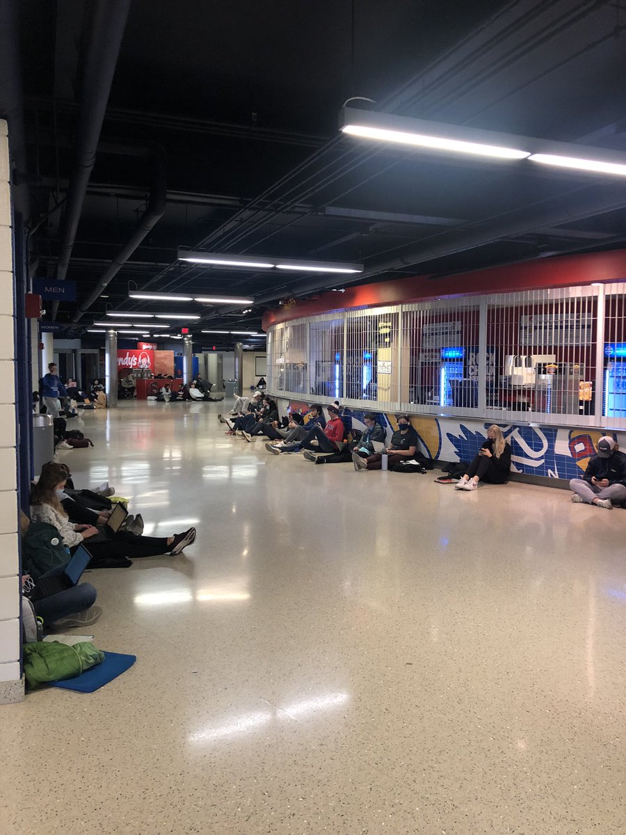 jessenewell's tweet photo. Nearly 100 camping groups for KU-Missouri. Largest number I’ve seen in some time ... and that’s for a game four days away where KU will be about a 20-point favorite. 

Make no mistake. This one means a lot - and always will. https://t.co/uLvtuC58Nn