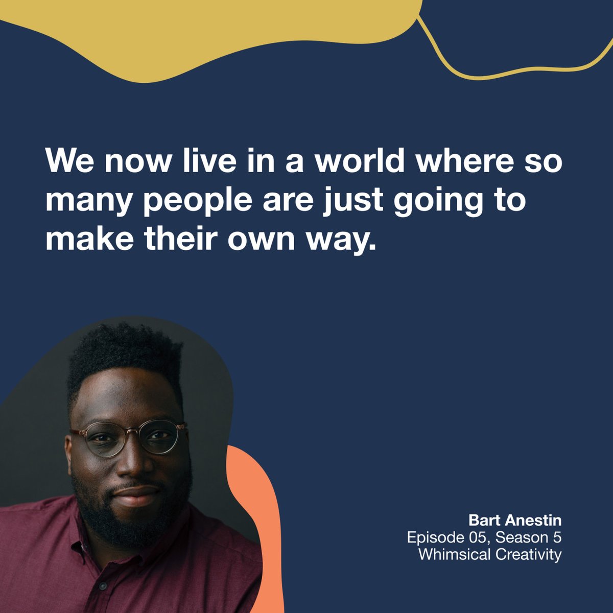_morelifepod's tweet photo. With the way the world is evolving the "regular" 9-5 isn't the only option for work. Creatives and entrepreneurs can make their own pathway to achieving success. We talk about the evolution of the creative job path in our latest episode - listen today! Link in the bio. https://t.co/99WN6EcdYr