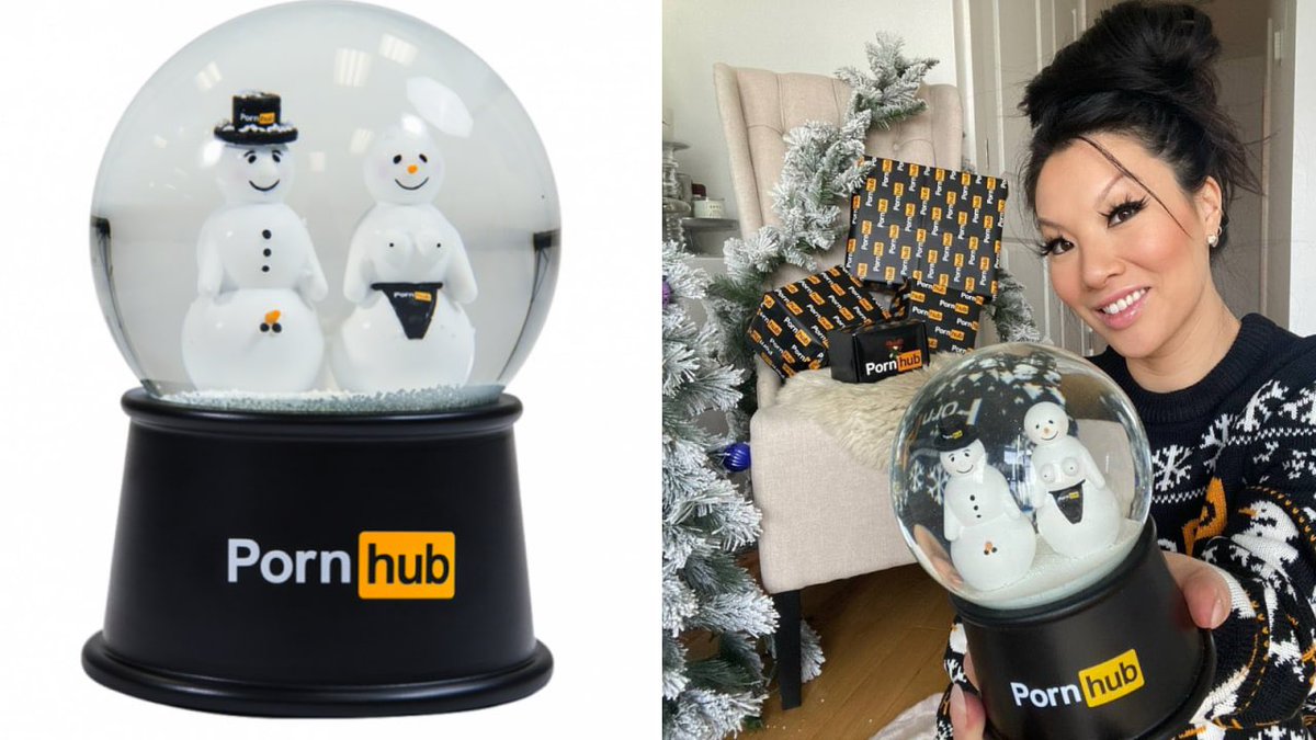 Pornhub's tweet photo. RETWEET to WIN our Holiday Snowglobe! ☃️ https://t.co/M9en2C5SIp