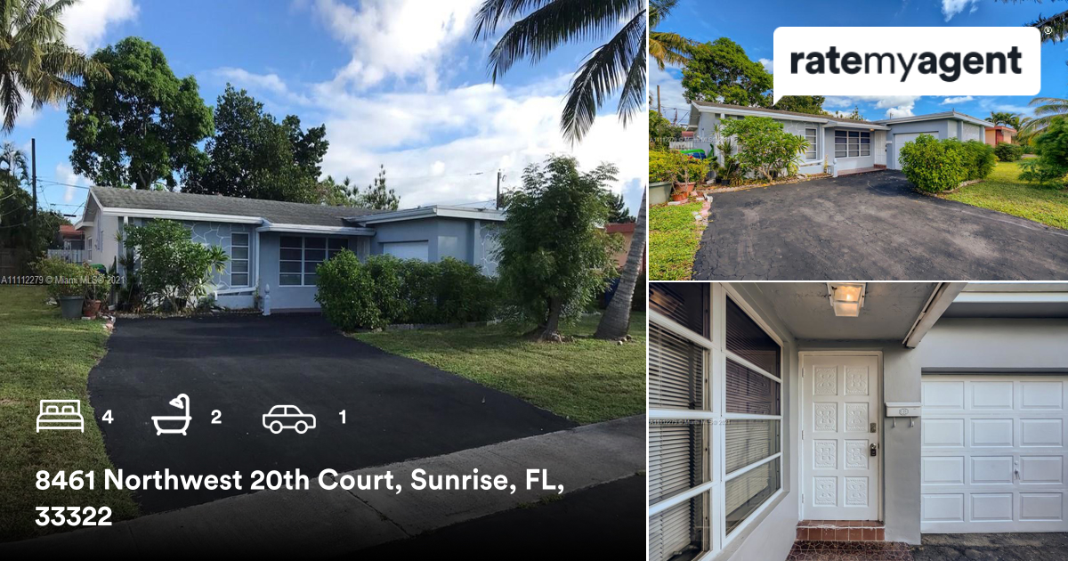 KevinLove2Sell's tweet photo. 4 🛏 2 🛀 1 🚘
📍 8461 Northwest 20th Court, Sunrise, FL, 33322

My latest sale on #ratemyagent
https://t.co/8pWrhzeUF3 https://t.co/C6dNpNGtwl