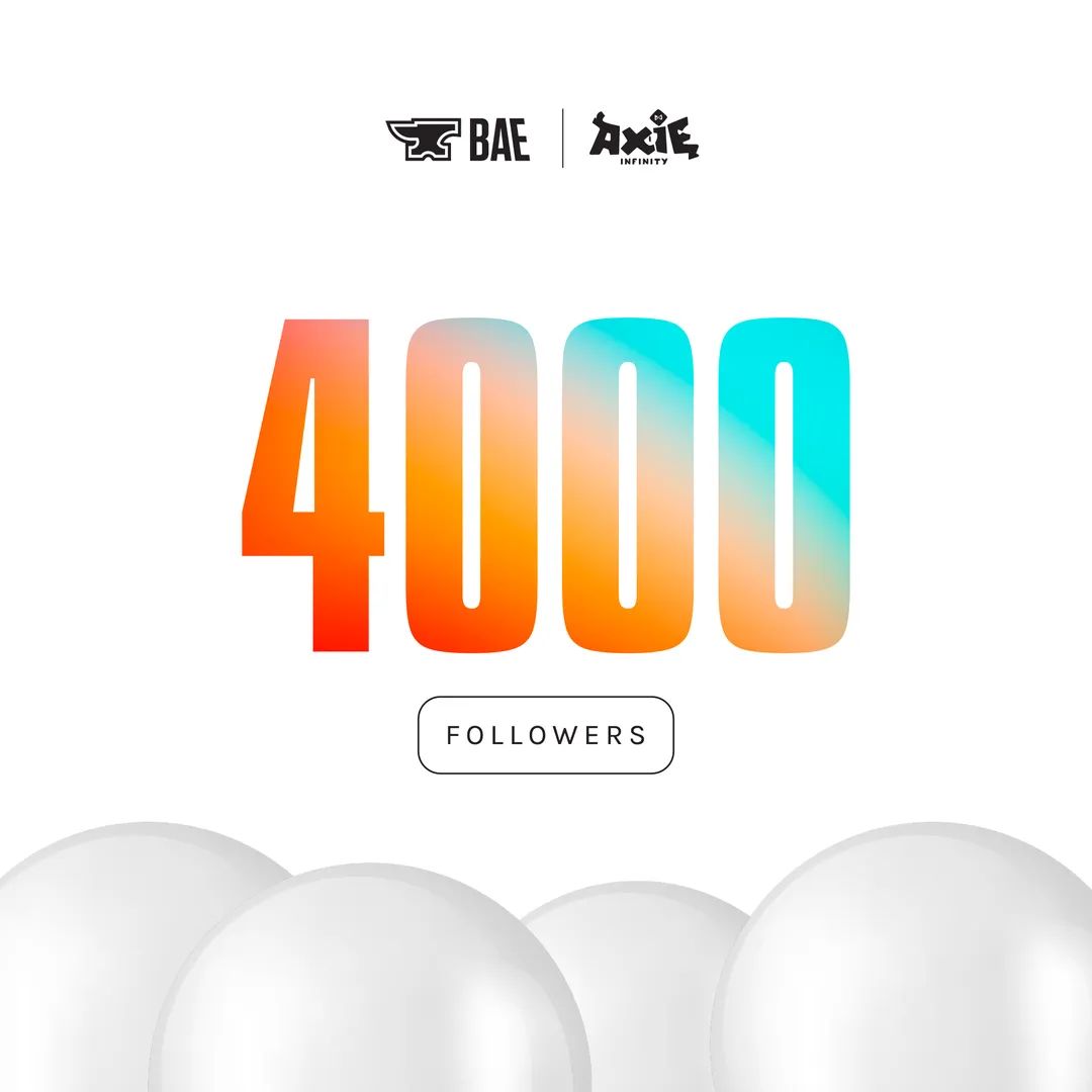 BA_Esports's tweet photo. Much gratitude from us for having 4000 followers and for more followers to come. Continue to earn, grind and repeat.  🔥 https://t.co/eE5d4JuCUF