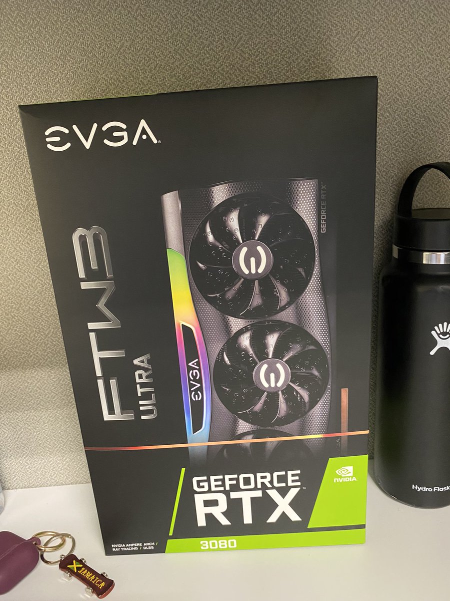 It took a year and a couple months…But finally!! I got a 3070 from <a href="/Newegg/">Newegg</a> ‘s Shuffle. Then I upgraded it to this 3080 with <a href="/TEAMEVGA/">EVGA</a> ‘s Step Up Program🙏🏼.