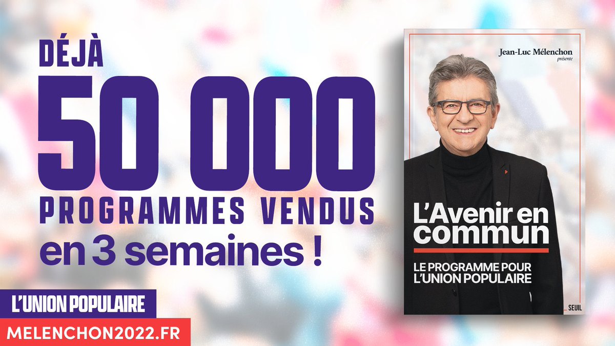 insoumis_6_7's tweet photo. Le seul programme politique complet, cohérent, chiffré et porteur d'un espoir d'harmonie des Français•es en société (6ème république) et dans leur environnement (règle verte), c'est l'AVENIR EN COMMUN. 

#AbstentionZero
#AvenirEnCommun 
#UnionPopulaire 
#bestseller https://t.co/lXHJvIeyUQ