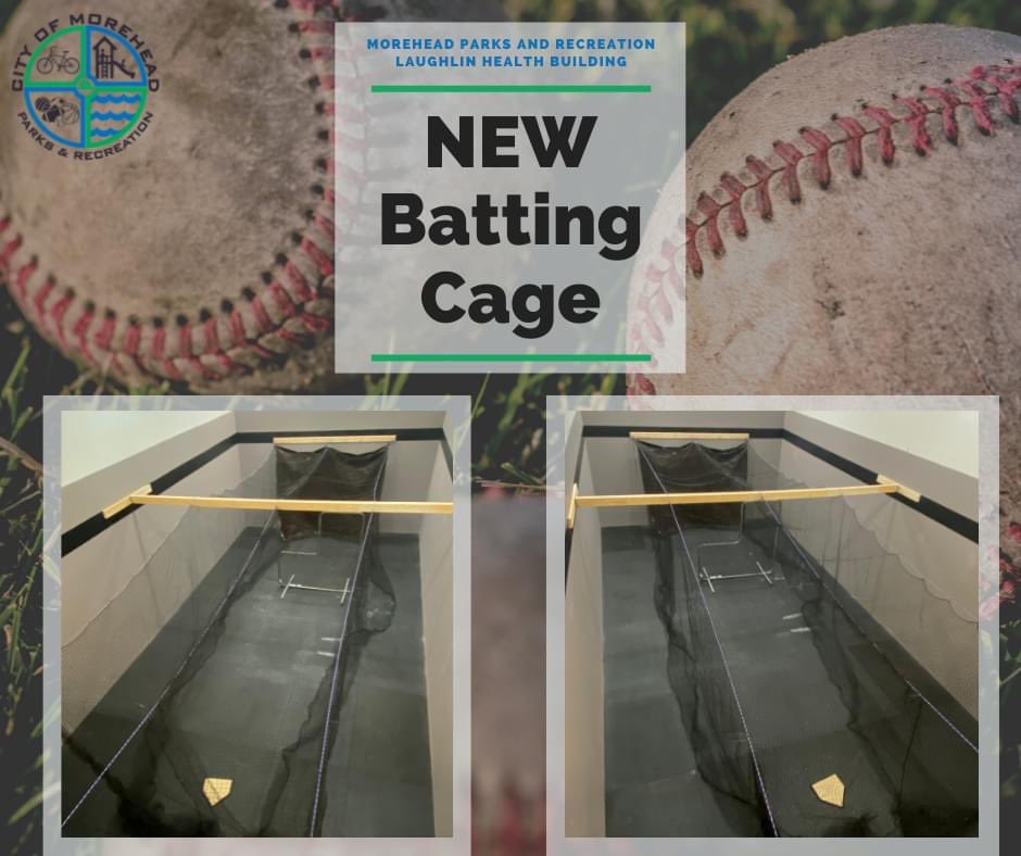 A new batting cage has been installed in the former racquetball court 2 of Laughlin with improved flooring and netting. It is available on a first-come, first-serve basis during regular business hours.

Monday-Friday | 8 am - 9 pm
Saturday | 10 am - 7 pm
Sunday | 11 am - 6 pm