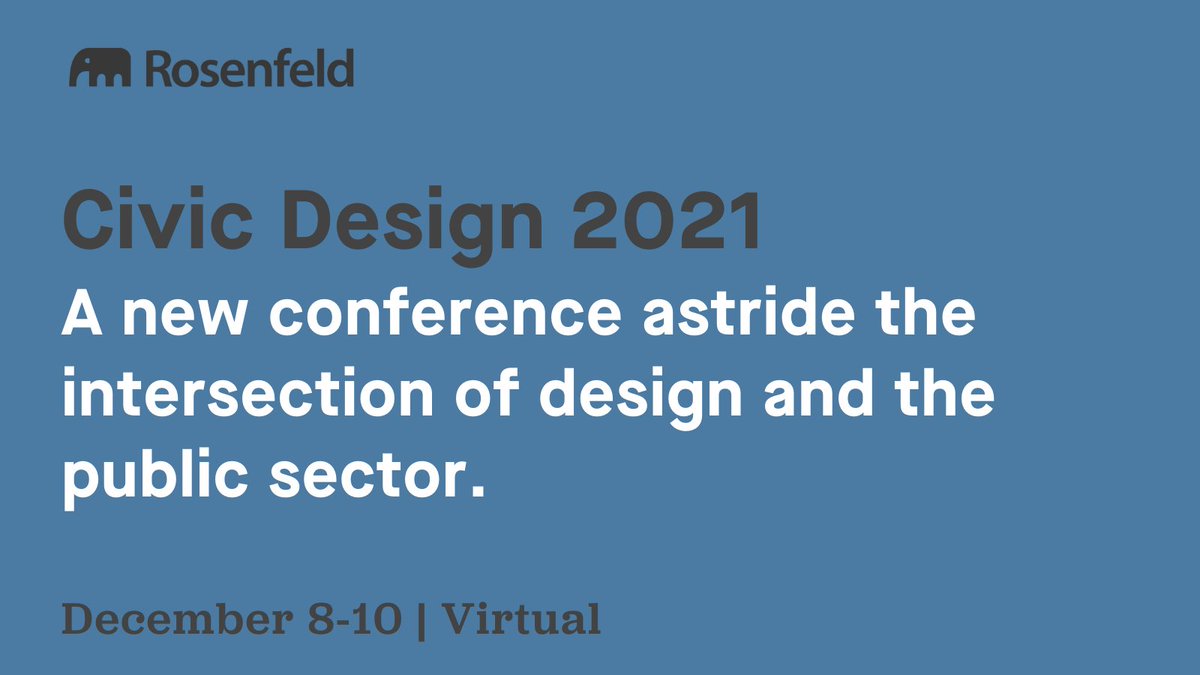 RosenfeldMedia's tweet photo. Curious what community-centered design looks like in local government? Join @ashley_cortezzz, @nidhisrathore, @yomariyo, @devikamenon10, and Danita J. Reese on Day 1 of Civic Design 2021 as we discuss community-centered design principles. Register today! https://t.co/Jje9GOELJF https://t.co/Kzj5pX7Lcu
