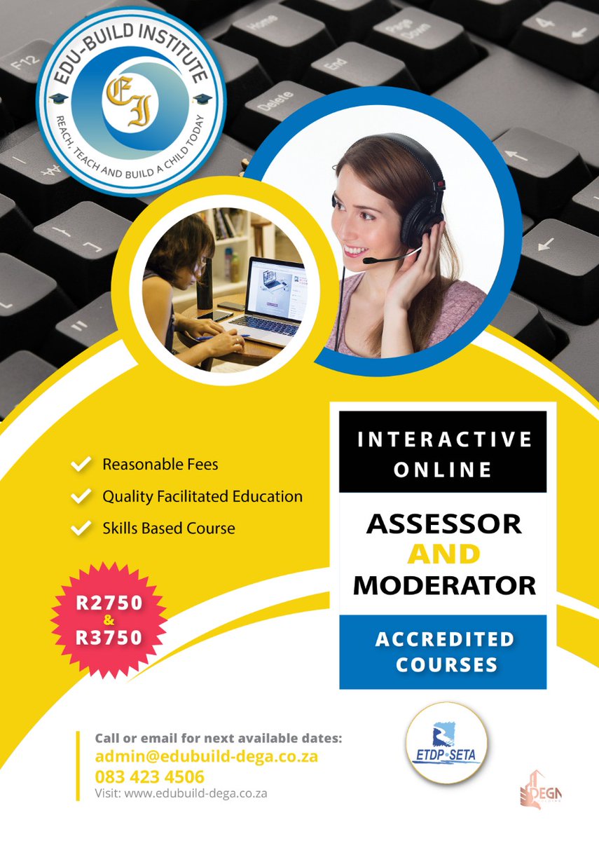 DegaEdu's tweet photo. Edu-Build Institute - Your trusted brand bringing you more ECD Courses. Fully Qualified &amp; Competent Facilitators! We will equip you so that you know what you doing🎓 https://t.co/3fUiwjYaYG