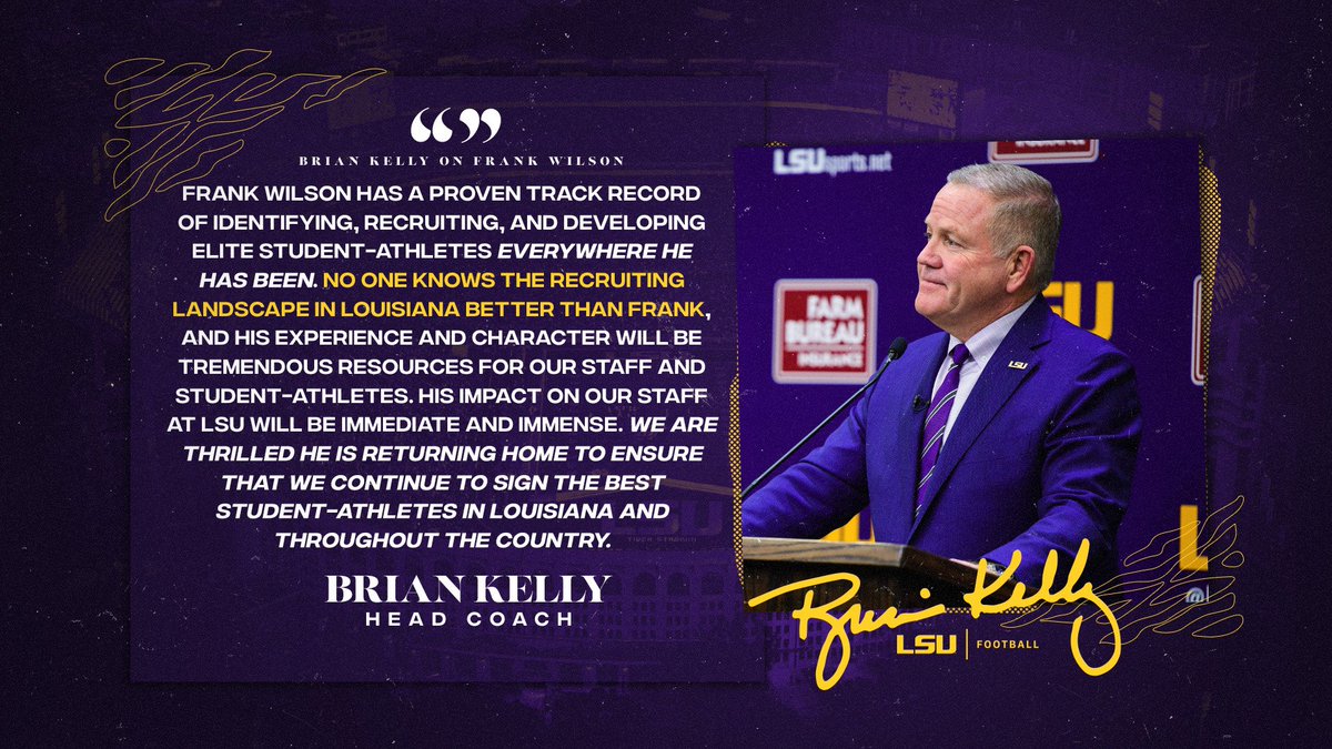 LSU Football tweet media