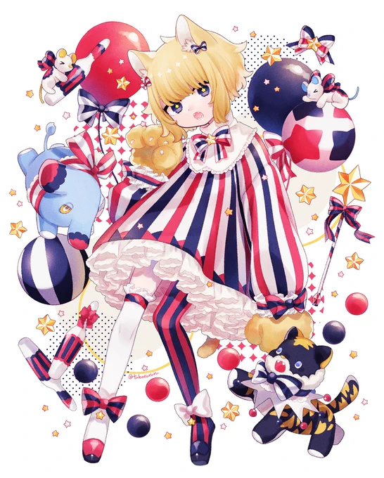 サーカス猫ちゃん🎪 