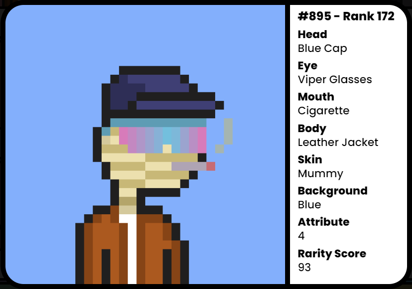 PixTrate's tweet image. It has been some time since we hosted a giveaway. To celebrate beating the +100K Algo volume today we are going to giveaway Pixel Guy #895 - Rank 172 to one lucky person! 🔥
Like &amp;amp; Retweet then cross your fingers. 🤞
Ends in 48 hrs. Best of lucks fam! 💫
Asset ID: 391941984