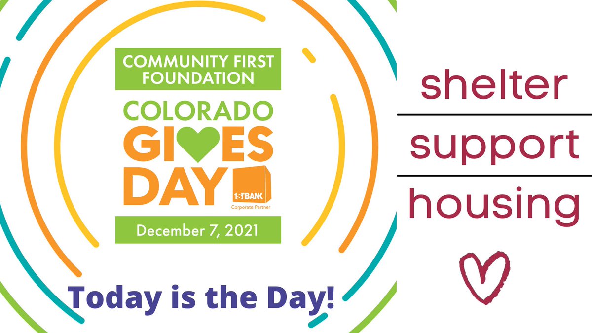 It is #ColoradoGivesDay! Your donation to the Shelter provides supportive and safe shelter and creates avenues to stable housing for adults experiencing homelessness in Boulder County. Together, we can end homelessness: one person and one home at a time.
bit.ly/3BEeXxn