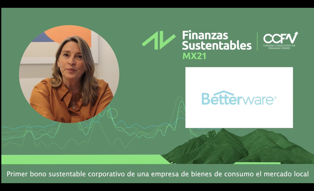 CMFSostenibles's tweet photo. @BetterwaredeMxi: Primer #bonosustentable corporativo de una empresa de bienes de consumo en el mercado local 🍱 https://t.co/setmK8fPOB